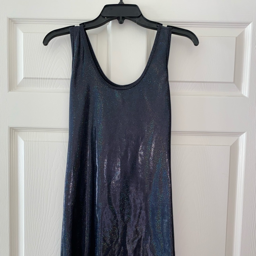 American apparel holographic bodycon mini dress
